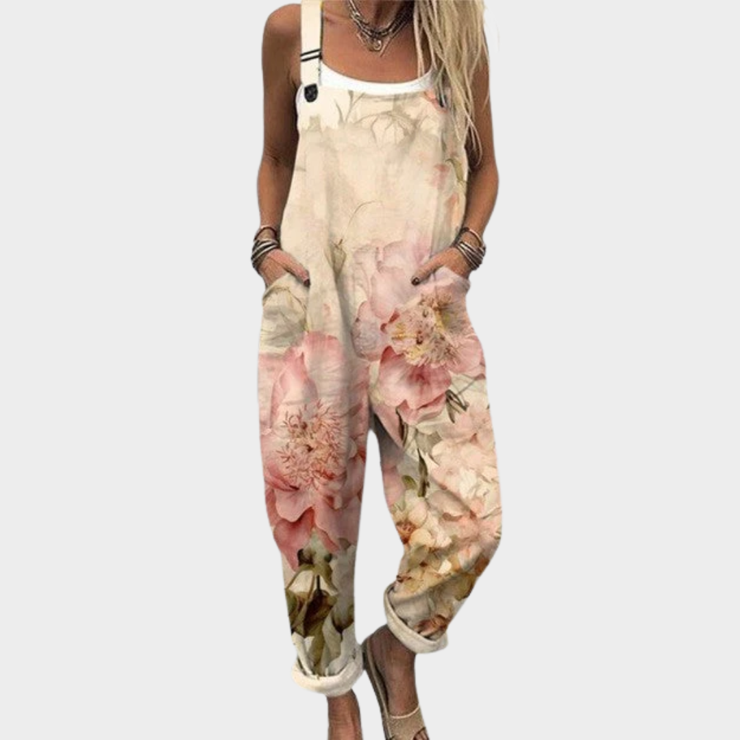 Comfortabele en Bedrukte Jumpsuit
