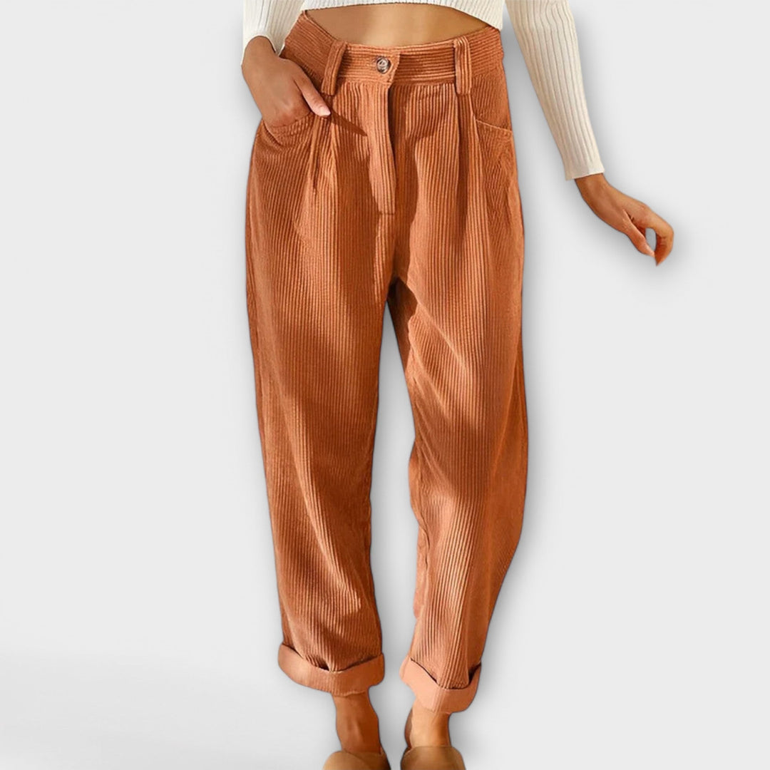 Jana - Moderne corduroy broeken