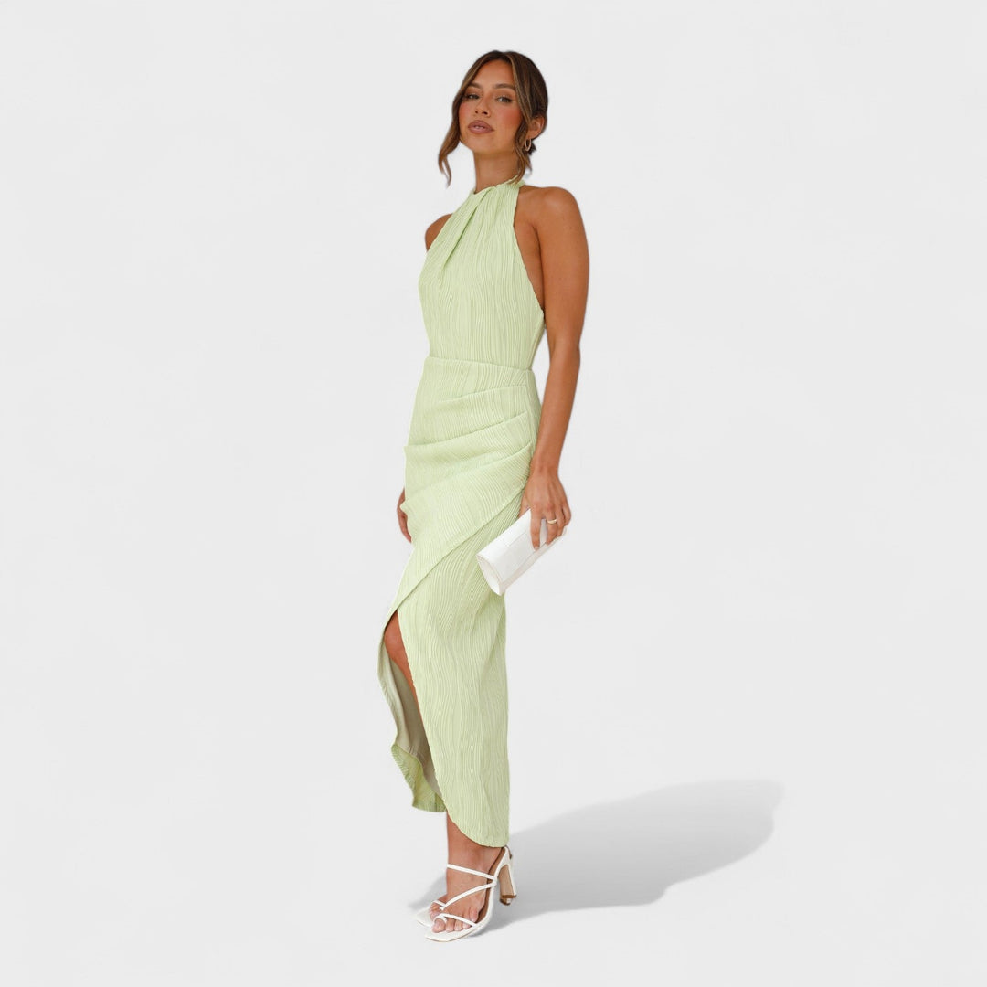 Camila - Lange jurk met plooien