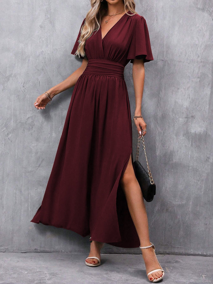 Eterna - Elegante Maxi Jurk Zwart