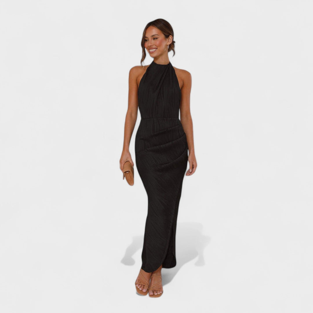 Camila - Lange jurk met plooien