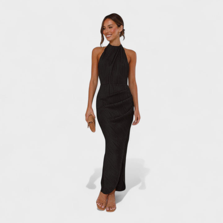 Camila - Lange jurk met plooien