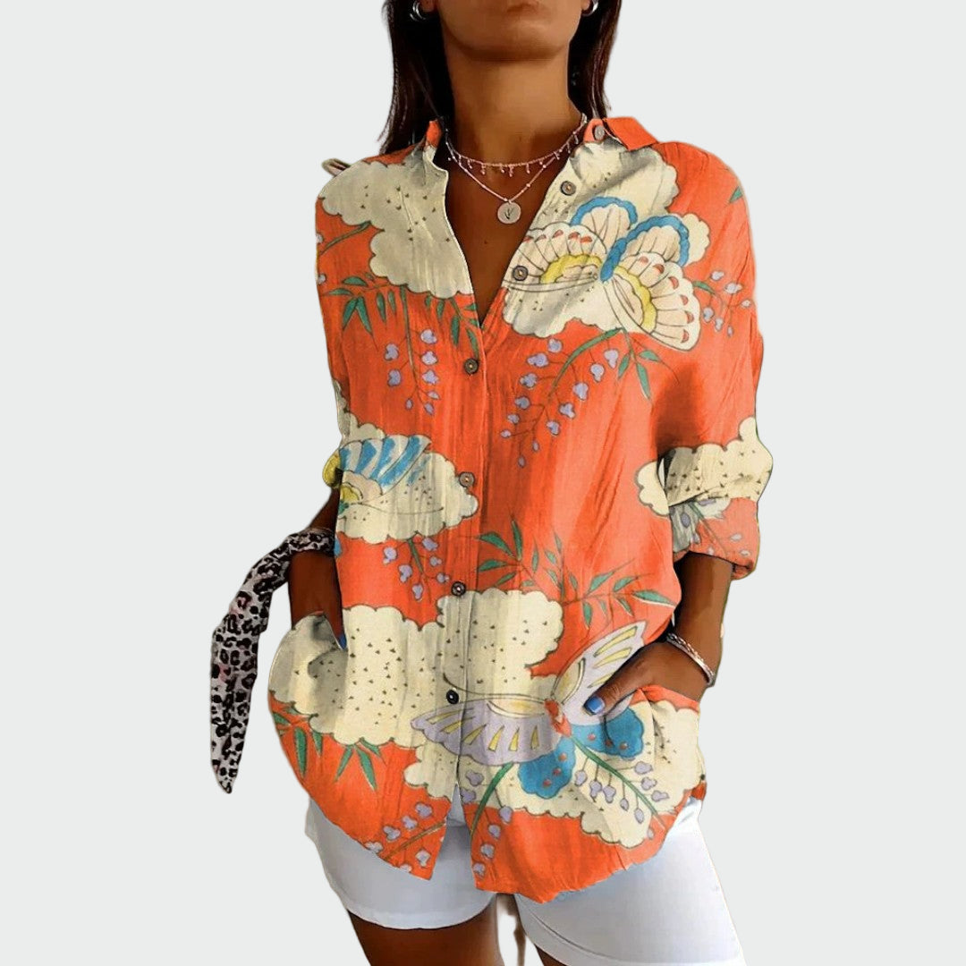 Stijlvol shirt met bloemenprint