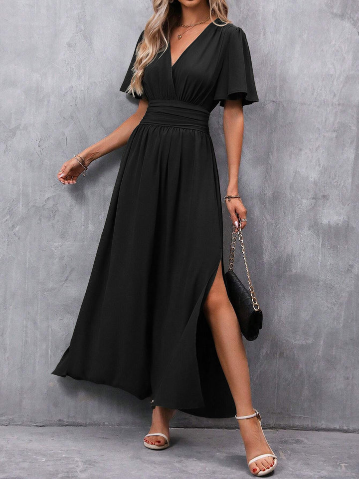 Eterna - Elegante Maxi Jurk Zwart