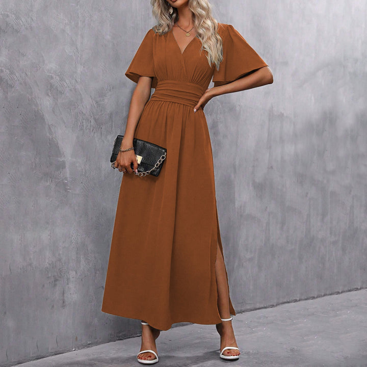 Eterna - Elegante Maxi Jurk Zwart