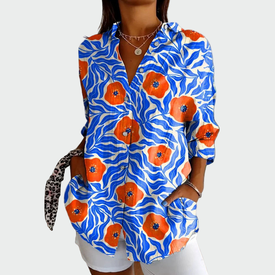 Stijlvol shirt met bloemenprint