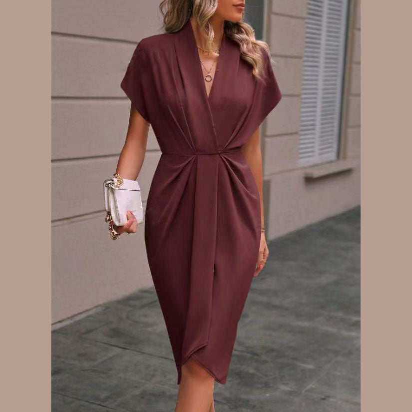 Caia - Midi Envelope Jurk