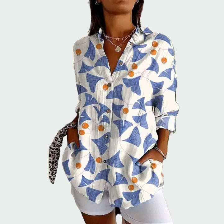 Stijlvol shirt met bloemenprint