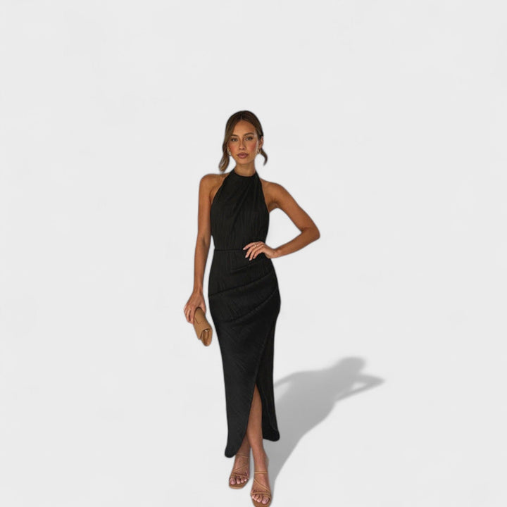 Camila - Lange jurk met plooien