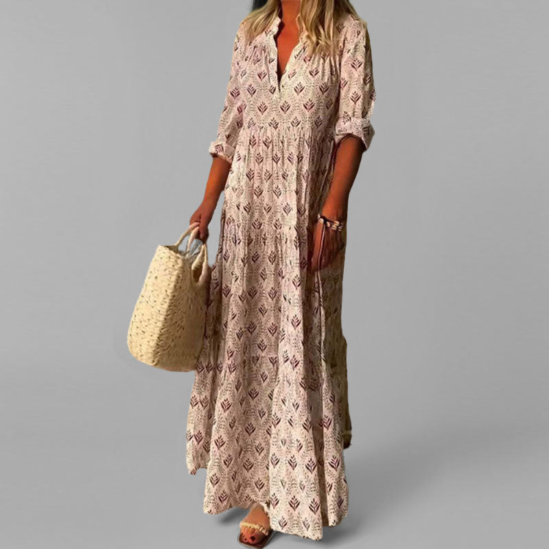 Eduarda - Lange Vintage Jurk