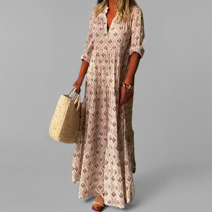 Eduarda - Lange Vintage Jurk