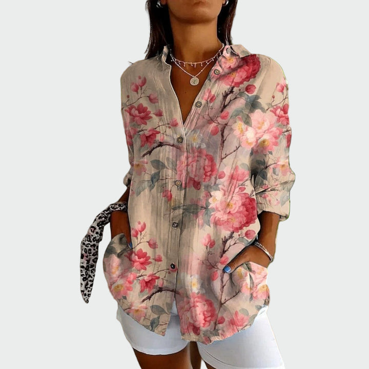 Stijlvol shirt met bloemenprint