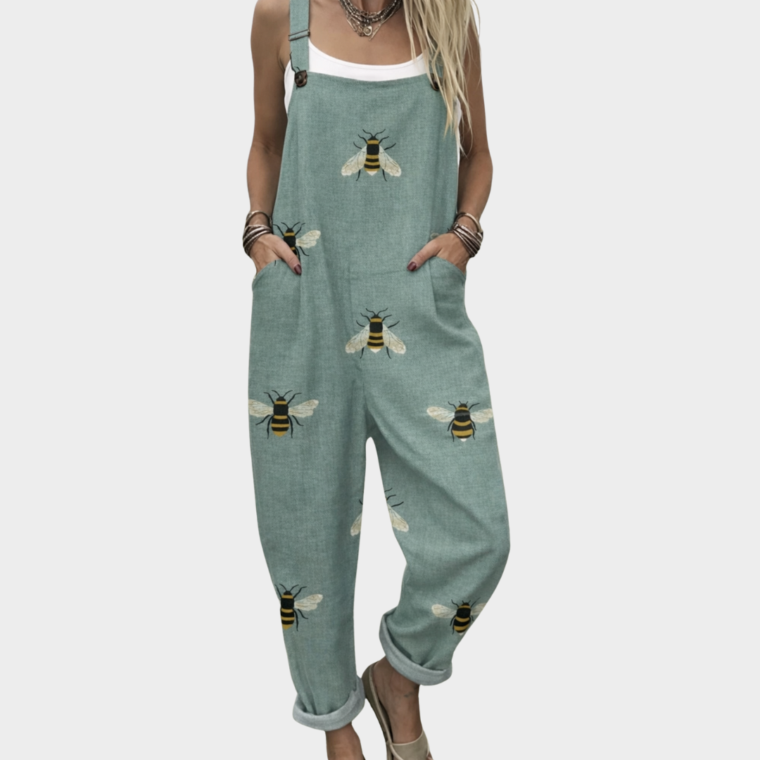 Comfortabele gedessineerde jumpsuit