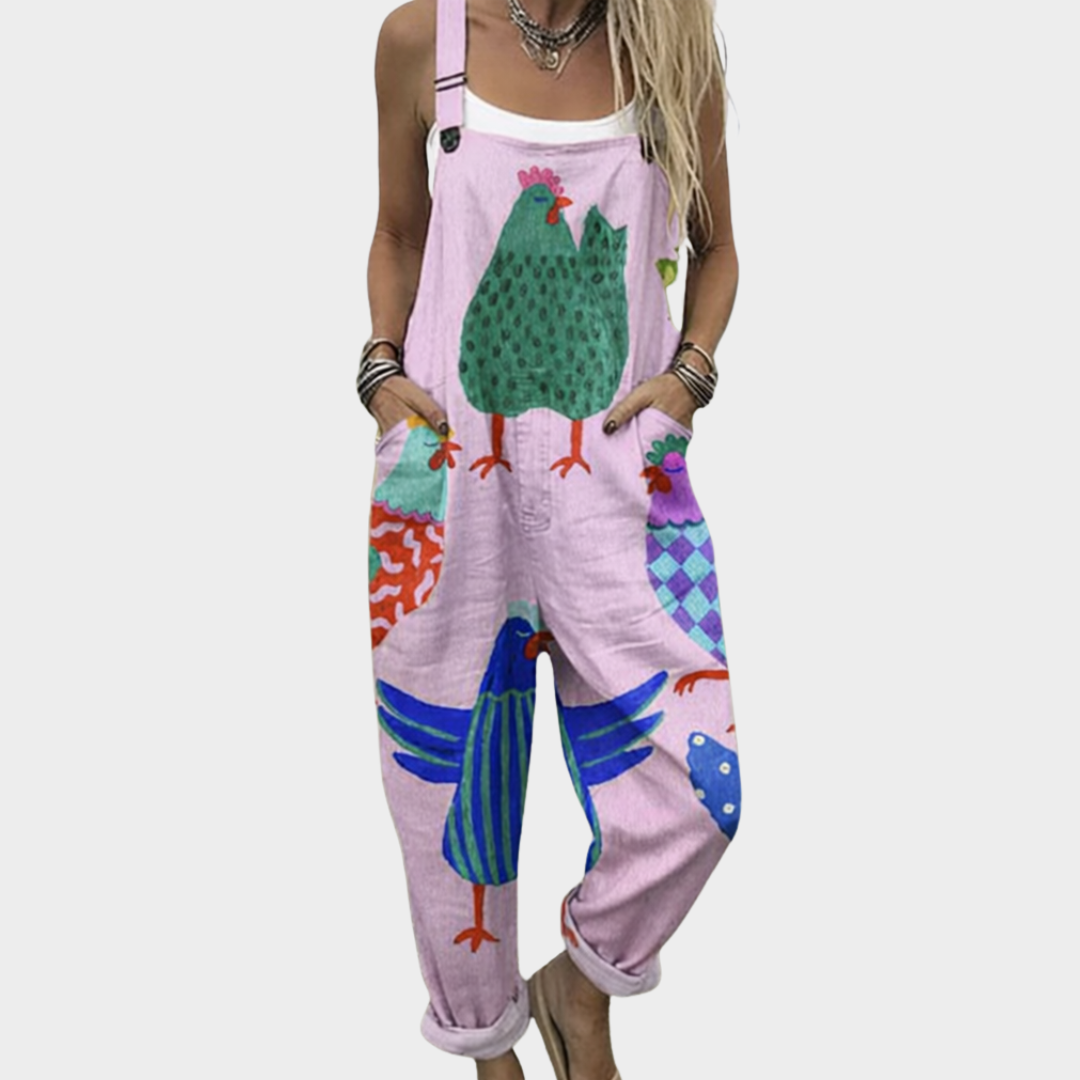 Comfortabele Geprinte Jumpsuit