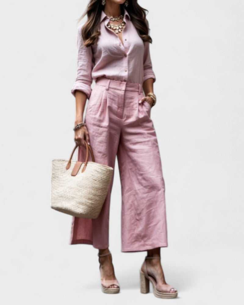 Isadora - Casual Chic Look Roze