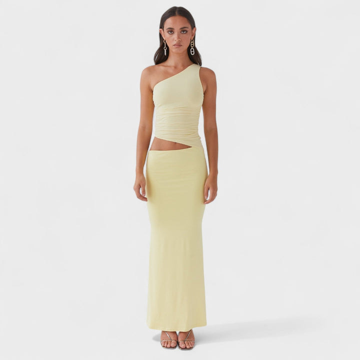 Serenela - Asymmetrische maxi jurk