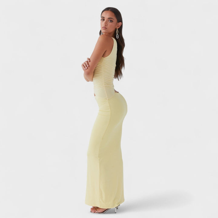 Serenela - Asymmetrische maxi jurk