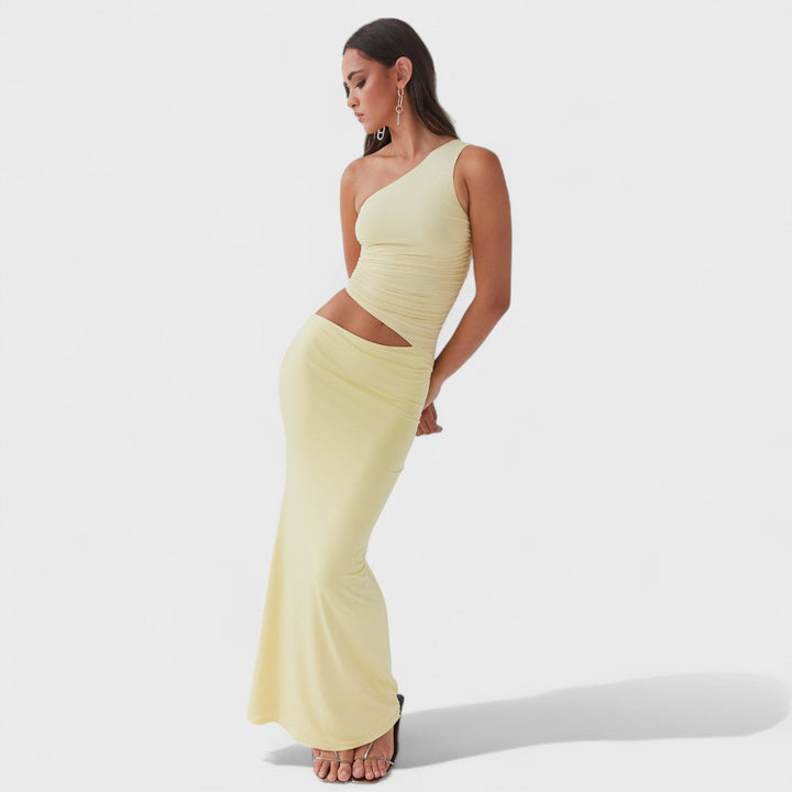 Serenela - Asymmetrische maxi jurk
