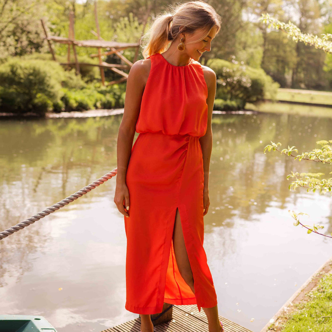 Line - Elegante Midi Jurk