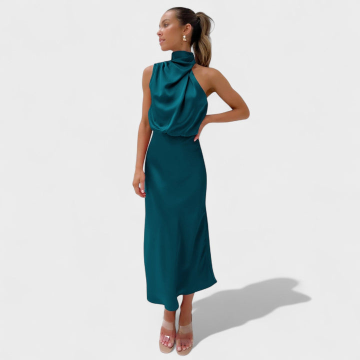 Alba - Satin Elegance Jurk