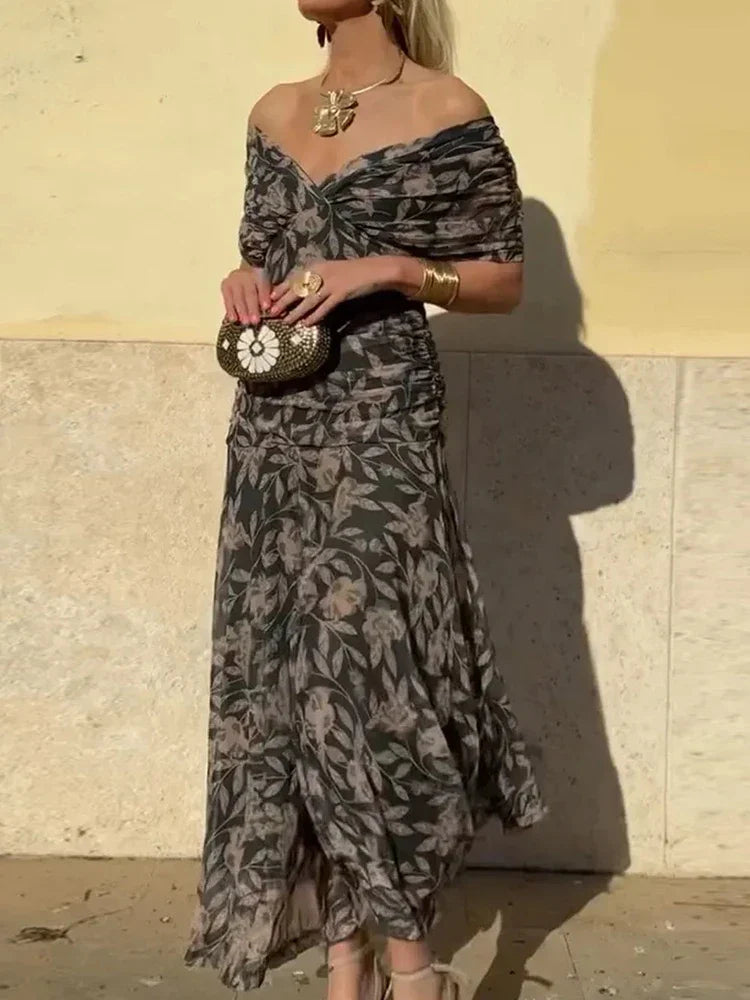 Luana - Elegante jurk met V-hals