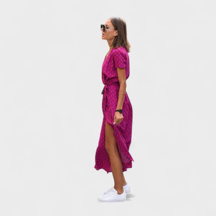 Roze Lelie - Boho Chic Jurk