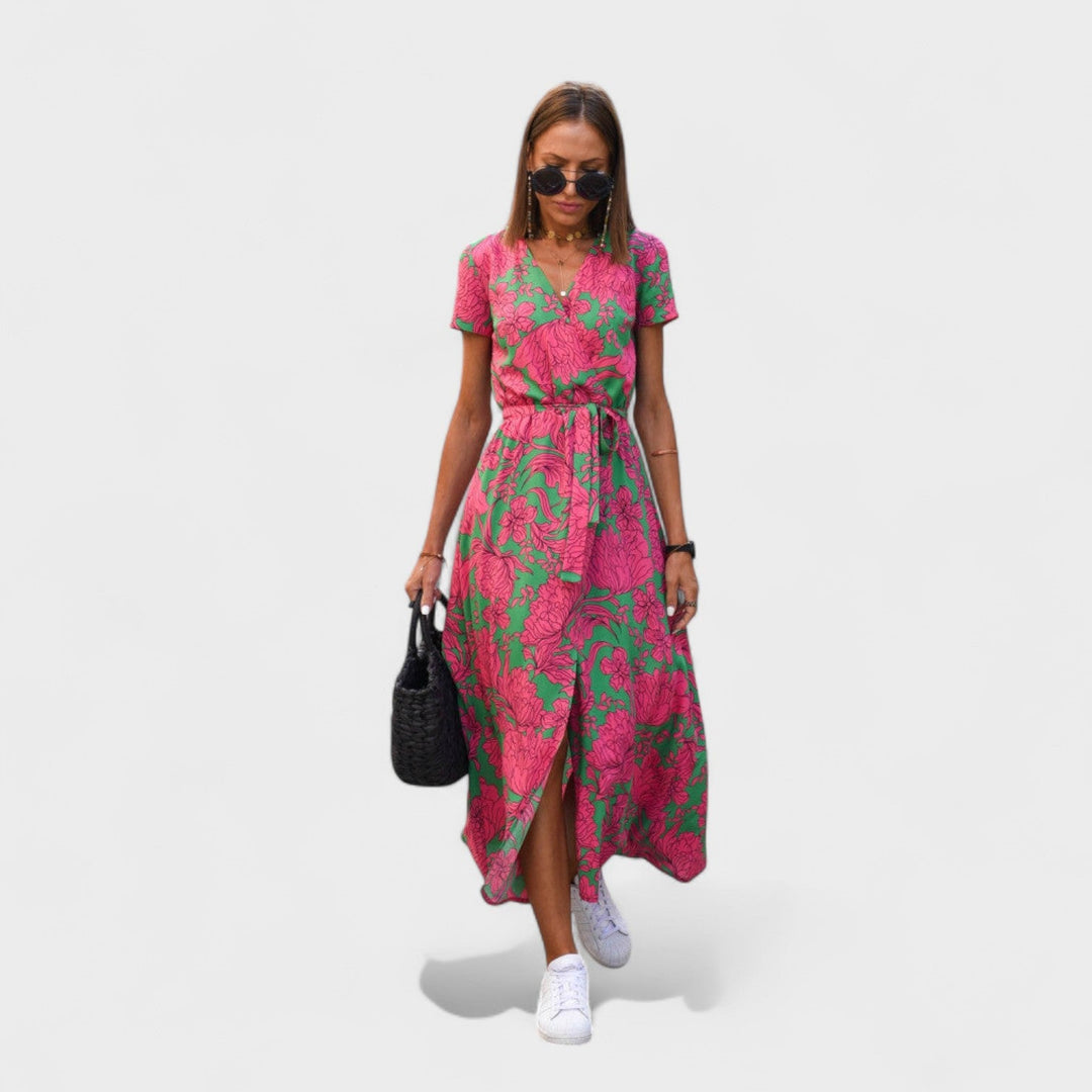 Roze Lelie - Boho Chic Jurk
