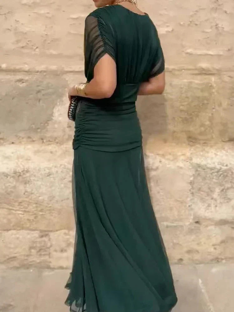 Luana - Elegante jurk met V-hals