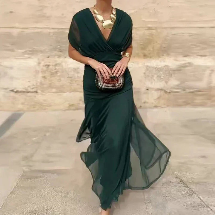 Luana - Elegante jurk met V-hals