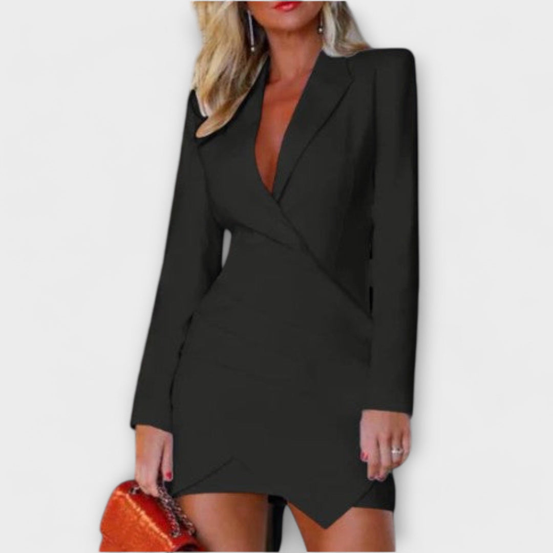 Blazer jurk met lange mouwen