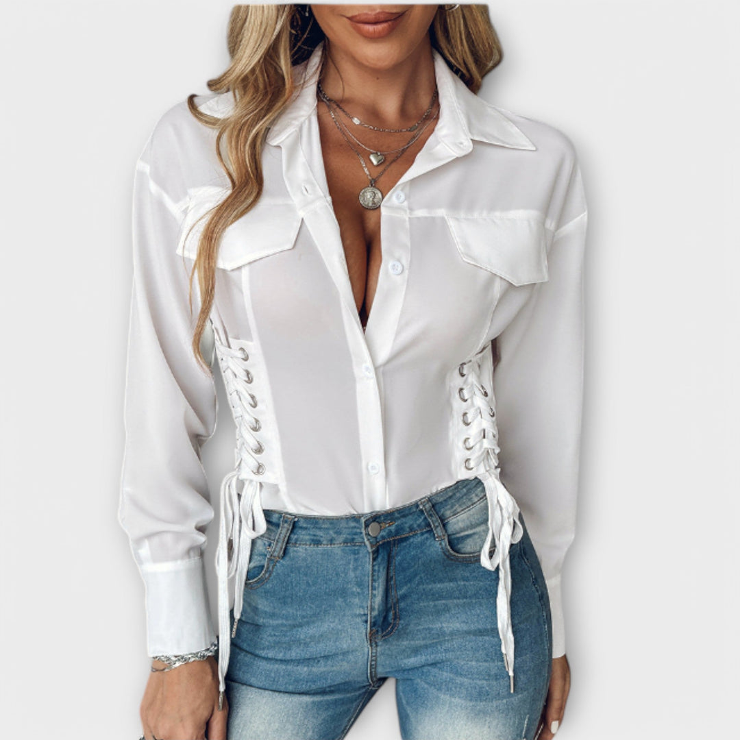 Natália - Blouse met lange mouwen