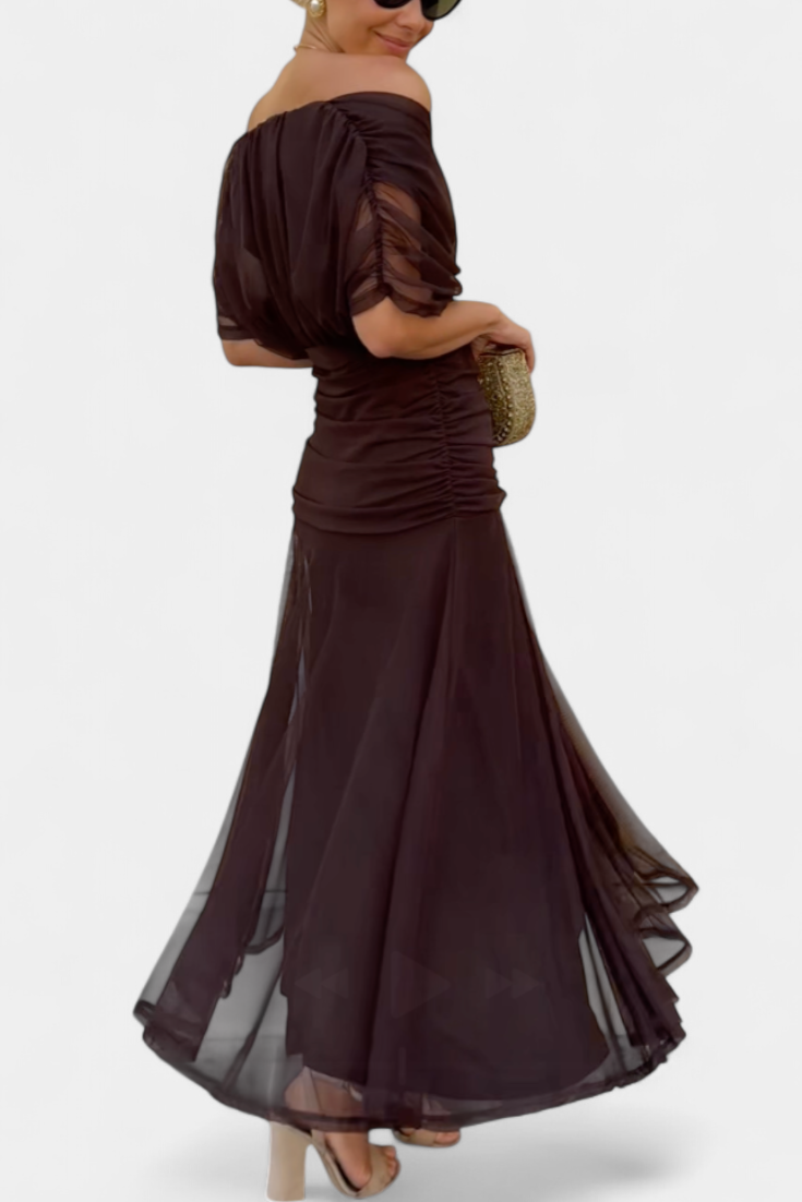 Luana - Elegante jurk met V-hals
