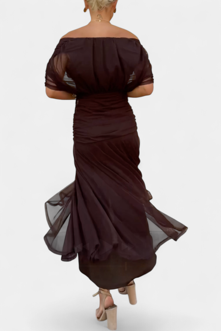 Luana - Elegante jurk met V-hals