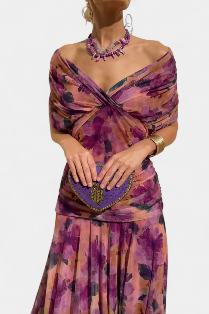 Luana - Elegante jurk met V-hals