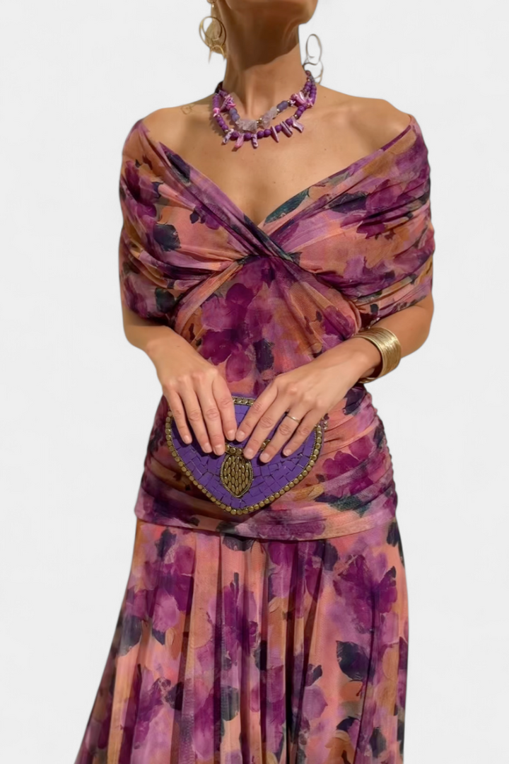 Luana - Elegante jurk met V-hals