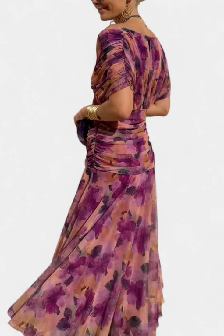 Luana - Elegante jurk met V-hals