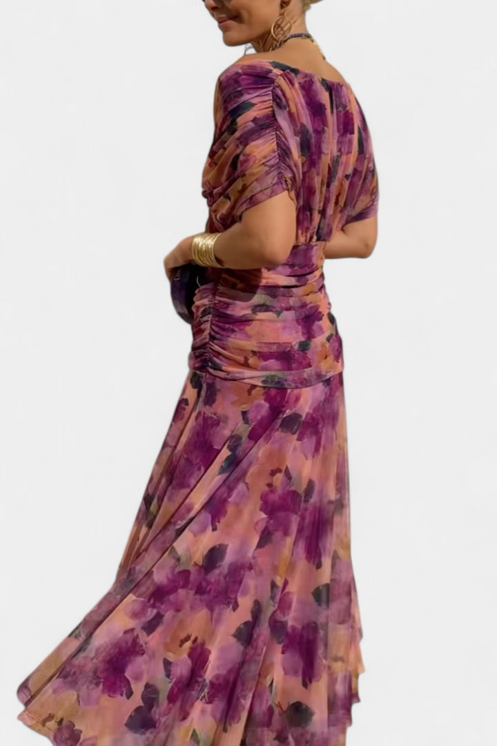 Luana - Elegante jurk met V-hals