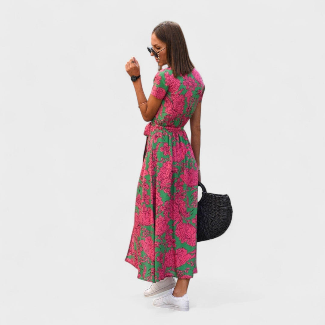 Roze Lelie - Boho Chic Jurk