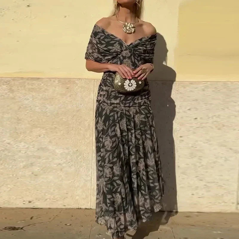 Luana - Elegante jurk met V-hals
