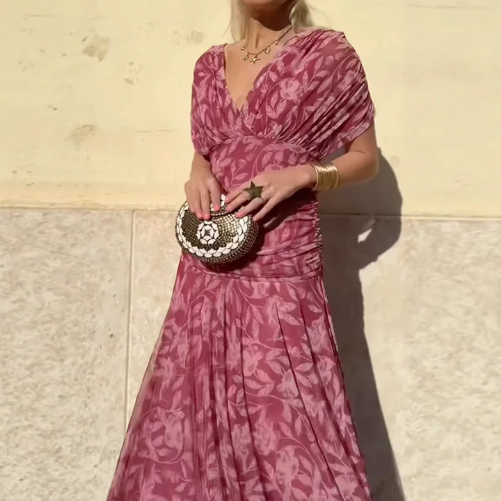 Luana - Elegante jurk met V-hals