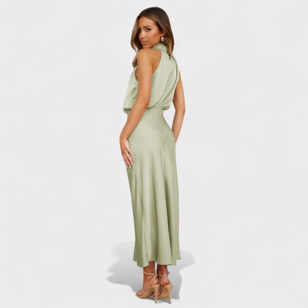 Alba - Satin Elegance Jurk