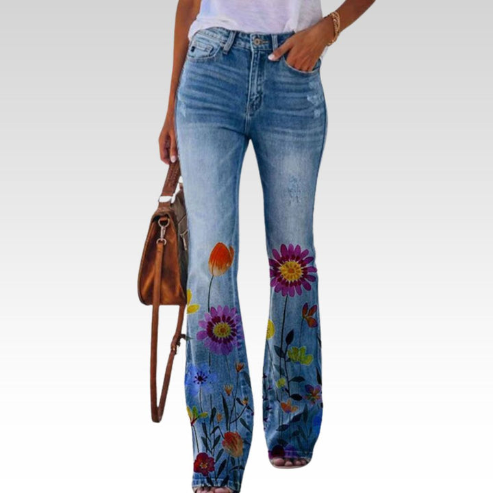 Sommerfeld | Jeans met hoge taille en flared pijpen
