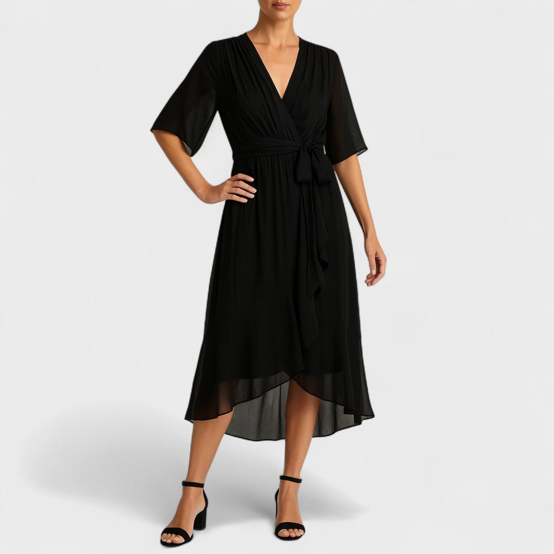 Ialina - Elegante jurk met taille