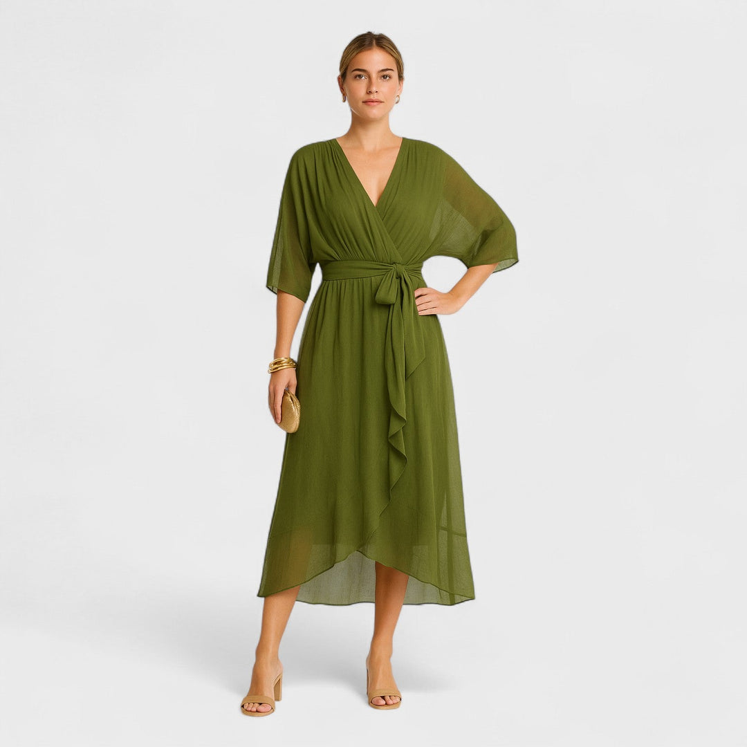 Ialina - Elegante jurk met taille