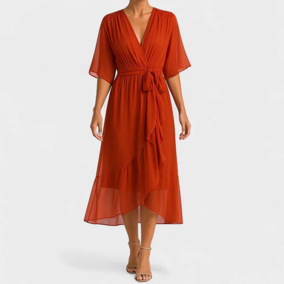 Ialina - Elegante jurk met taille