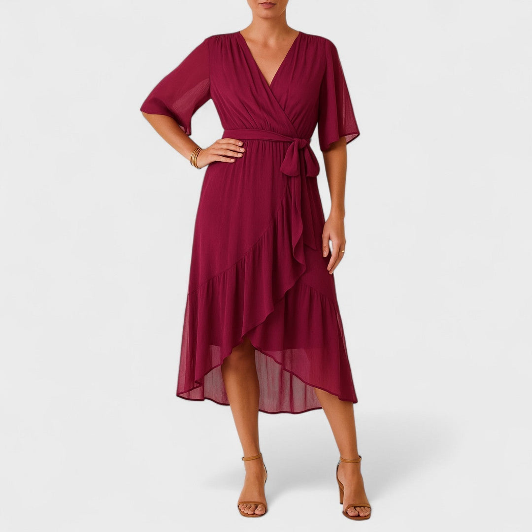 Ialina - Elegante jurk met taille