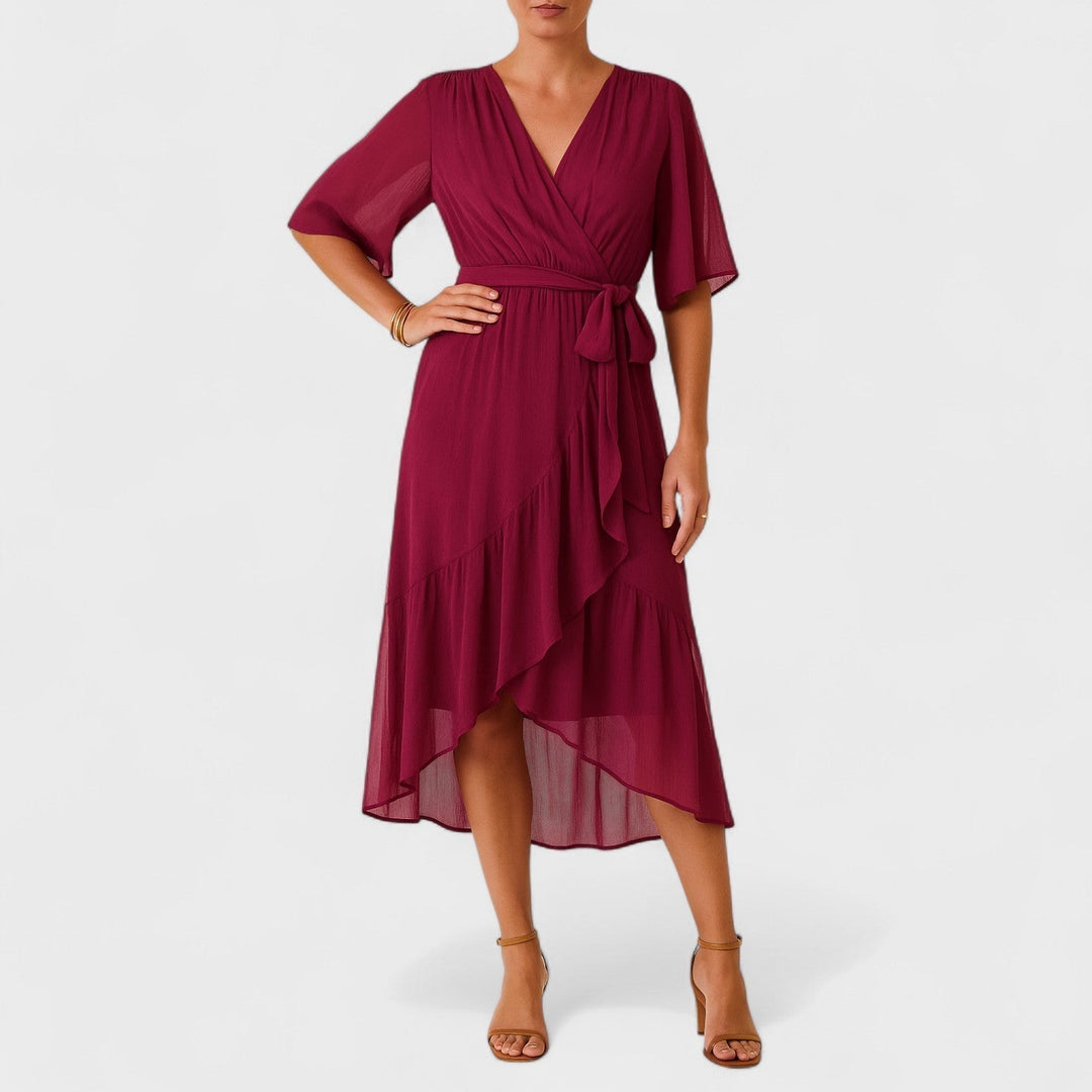 Ialina - Elegante jurk met taille