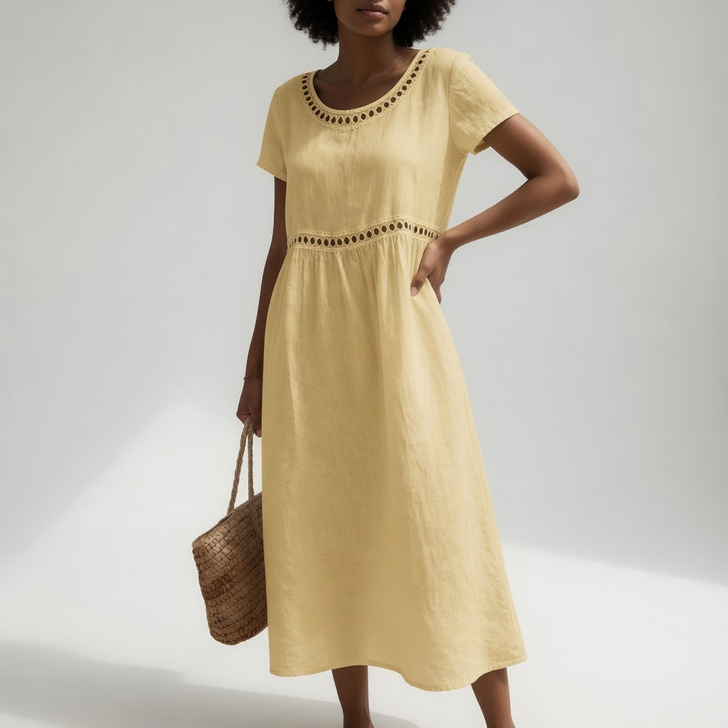 Livia | Geborduurd Jurk