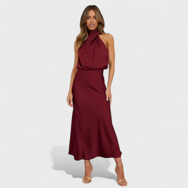 Alba - Satin Elegance Jurk