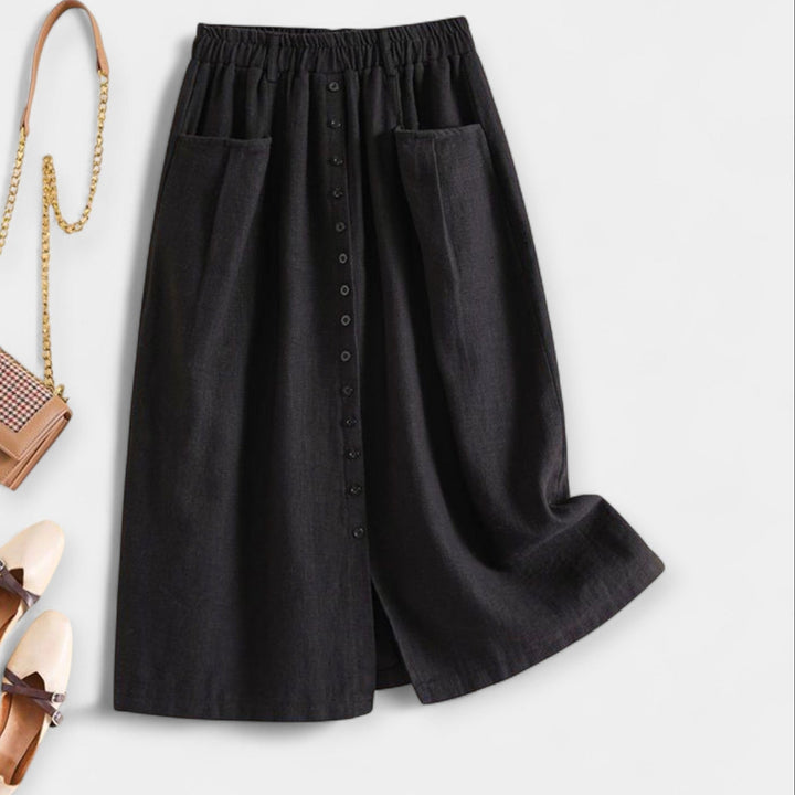 Midi Rok met Wasbeurt